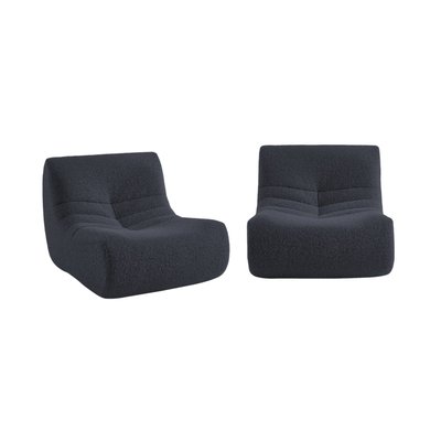 Chauffeuse tissu effet alpaca 2 places SOKOL SWEEEK