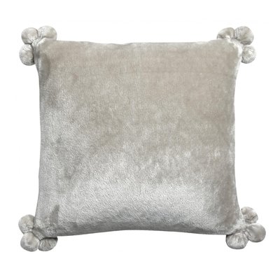 Coussin Tender pompons VIVARAISE