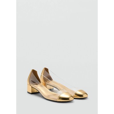 Chaussures à talons combinés en vinyle MANGO