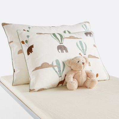 Aubin Animal 20% Recycled Cotton Baby Pillowcase LA REDOUTE INTERIEURS