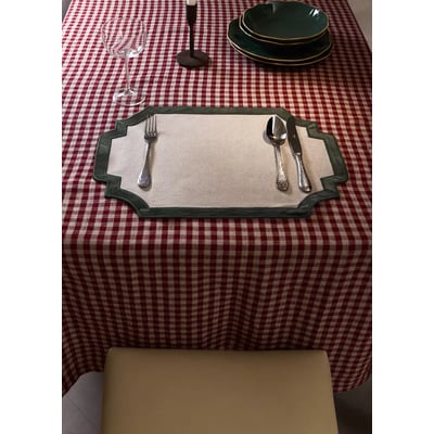 Set de table 100 % coton avec broderie de Noël MANGO HOME