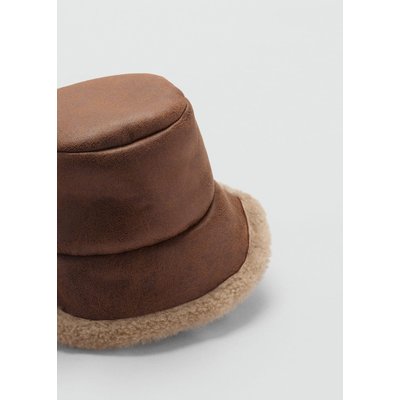 Chapeau bob imitation mouton MANGO