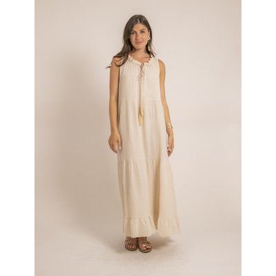 Robe Longue Gaze De Coton Ijelma DONA LISA