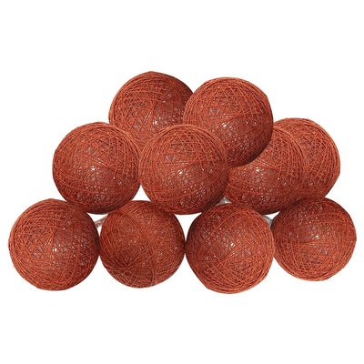 Guirlande led à pile "Tara" 10 boules lumineuses L165cm ATMOSPHERA