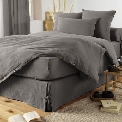 Cache Sommier en Gaze de coton  GAIA MONTELEONE LE LINGE