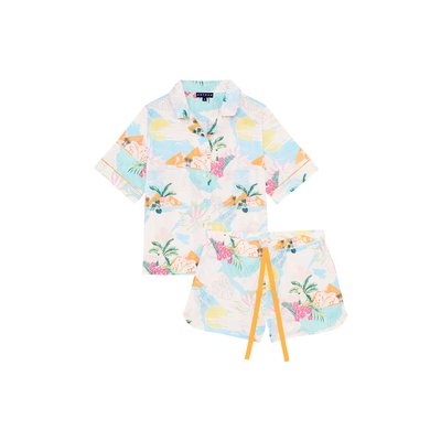Tenue d'été en coton imprimé Bora Bora ARTHUR