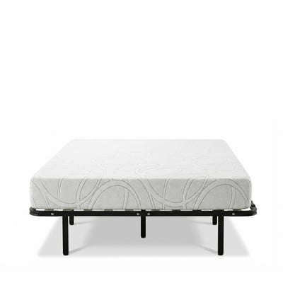 Ensemble Matelas Mémoire de forme EUPRAXIE avec Cadre à lattes OLYMPE LITERIE