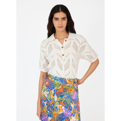 PULL COL POLO AJOURE VERONA AN'GE