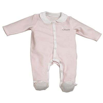 Pyjama bébé à manches longues en velours SAUTHON