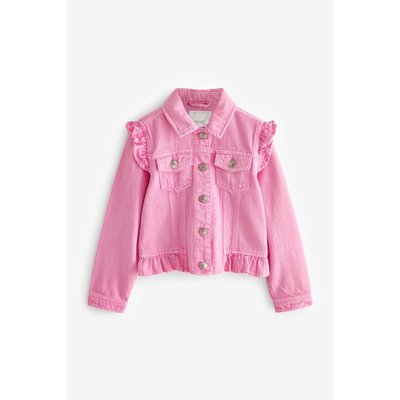 Veste en jean rose fille deals