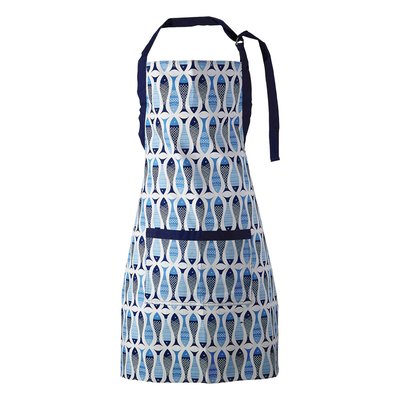Cotton Apron in Pisces SO'HOME