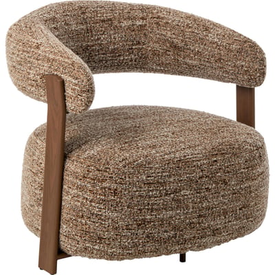 Fauteuil enveloppant en tissu RECOLLECTION