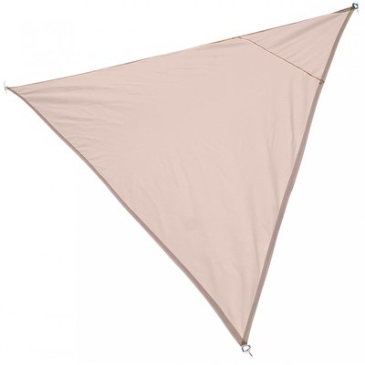 Toile ombrage triangulaire beige - 300x300x300cm SUNNYDAYS