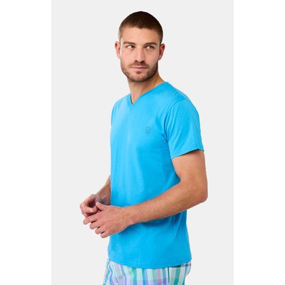 Tee-shirt en coton, manches courtes, uni ARTHUR