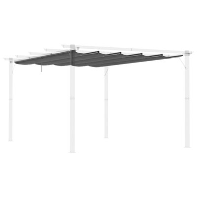 Toile de rechange pergola rétractable 4 x 3 m polyester OUTSUNNY