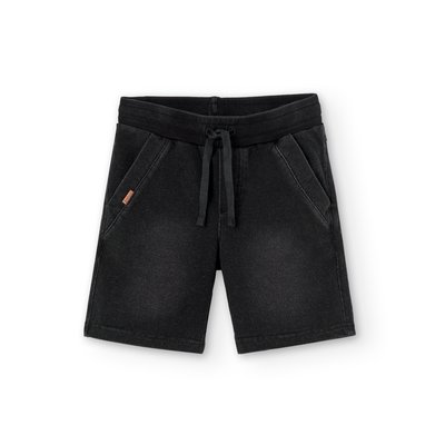 Bermuda en molleton jean élastique BOBOLI