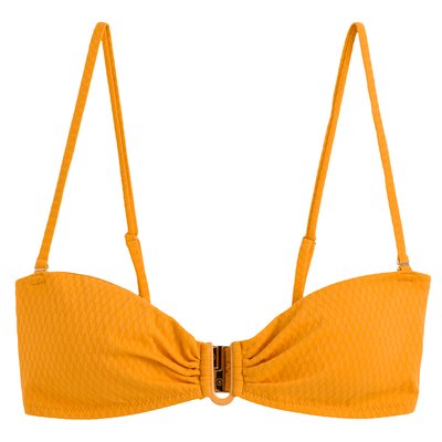 Bikini-Oberteil in Bandeau-Form, Strukturmaterial LA REDOUTE COLLECTIONS