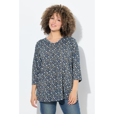 T-shirt à col en V et manches 3/4 ULLA POPKEN