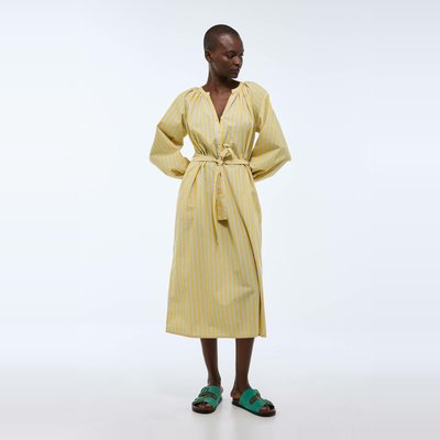 Robe midi imprimée en coton BIO GOTS MONOPRIX