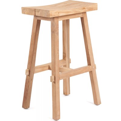Tabouret de bar en teck recyclé, Tabanan RECOLLECTION