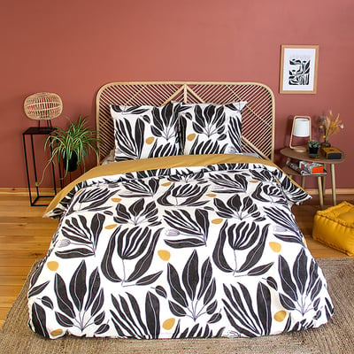 Parure imprimée housse de couette coton, NOLIe C DESIGN HOME TEXTILE