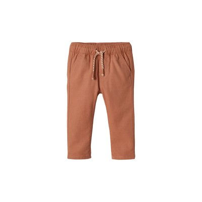 Pantalon  en toile à taille élastiquée VERTBAUDET