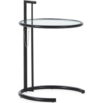 Table d'appoint en métal et verre RECOLLECTION