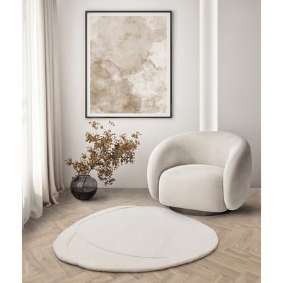 Premium Organic Shaped Carved Rug in 100% Wool ÉDITÉ