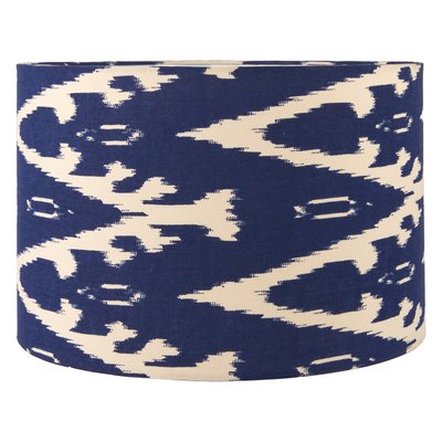 Laila Ikat Patterned Cylinder Shade SO'HOME