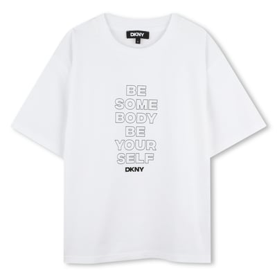 T-shirt en coton à manches courtes DKNY