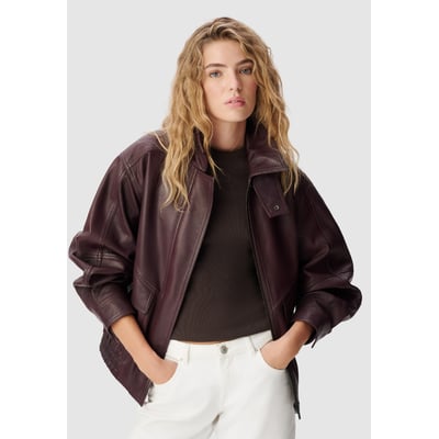 Bomber oversize cuir IKKS
