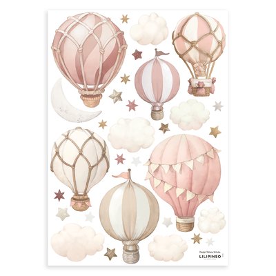 Stickers muraux les mongolfières SELENE LILIPINSO