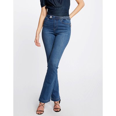 Jean bootcut avec détails tressés MORGAN