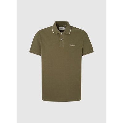 Kurzärmeliges Poloshirt mit kontrastierenden Details PEPE JEANS