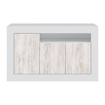 Buffet design avec 3 portes et 1 niche de rangement Baltik - L144 cm CALICOSY