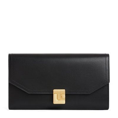 Portefeuille grand en cuir lisse ROSE LE TANNEUR