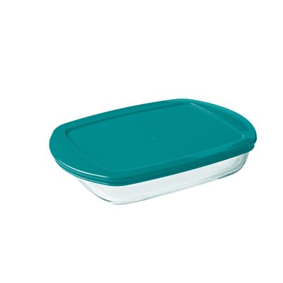 Plat rectangulaire en verre avec couvercle 1,7L - Cook & Store PYREX