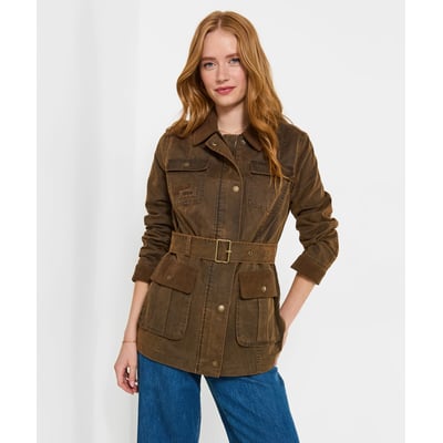 Remarquable Veste Cirée Ceinturée JOE BROWNS