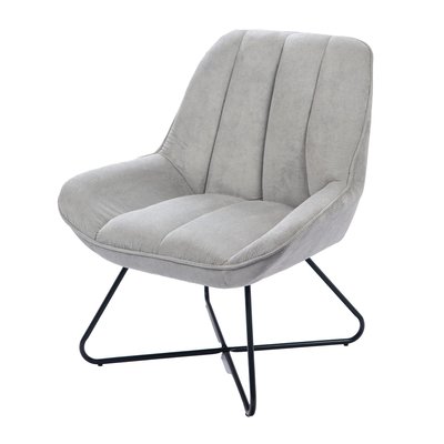 Fauteuil tissu et métal Louis TOILINUX
