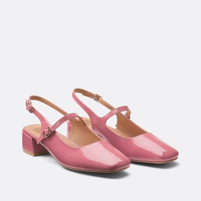 Bailarinas de charol con tacón pequeño LA REDOUTE COLLECTIONS