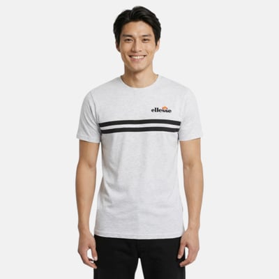 T-shirt manches courtes à rayures, col rond DAILY ELLESSE