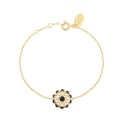 Bracelet chakras "i know" onyx CAROLINE NAJMAN