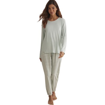 Pyjama pantalon top manches longues VICHYP91 SELMARK