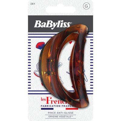 Pince cheveux anti-glisse végétale - Made in France BABYLISS