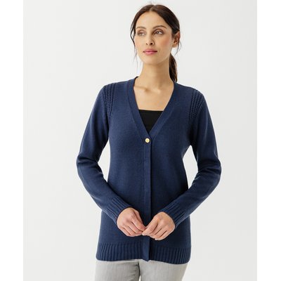 Gilet uni boutonné DAMART