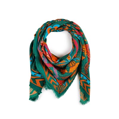 Foulard viscose imprimé MAGIC INDIA WILD