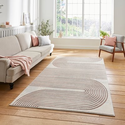 70's Swirl Abstract Rug SO'HOME