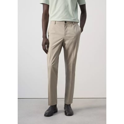 Pantalon slim fit cropped coton mélangé MANGO MAN