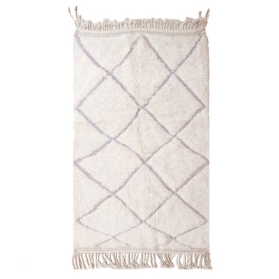 Tapis berbere marocain pure laine beige AFK LIVING
