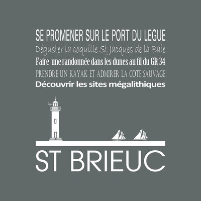 Tableau Mural Saint-brieuc RÉGIONALISME CEANOTHE